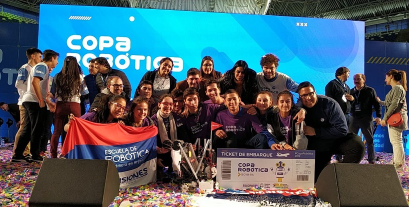 El equipo misionero ganó la copa robótica y viajará a Dubai al Mundial de Robótica 2019