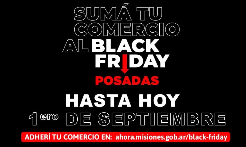 Black Friday en Posadas: hoy vence el plazo de inscripción para los comercios