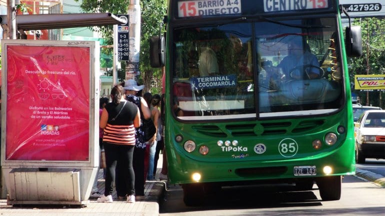 Posadas: rigen las nuevas tarifas para el transporte urbano de pasajeros