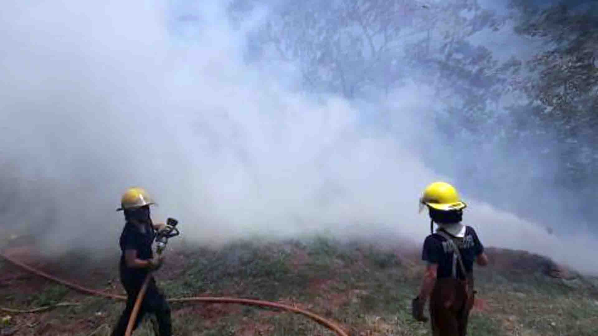 Puerto Iguazú: un incendio quemó alrededor de 60 hectáreas 