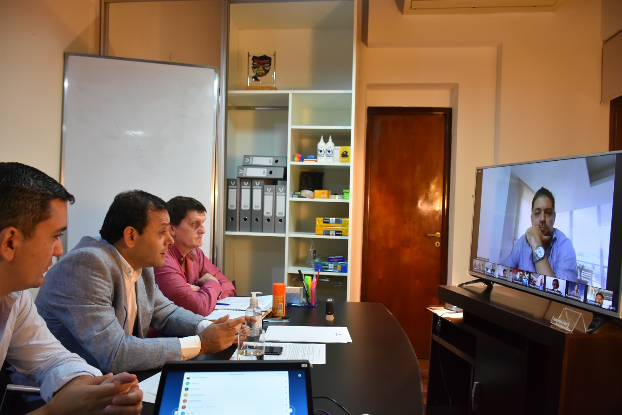 Herrera Ahuad anunció un paquete de medidas económicas en videoconferencia 