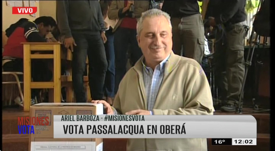 Misiones Vota: Así fue el voto de Hugo Passalacqua y Carlos Rovira 