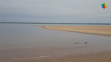 Ituzaingó: advierten sobre la bajante del Río Paraná y la presencia de bancos de arena