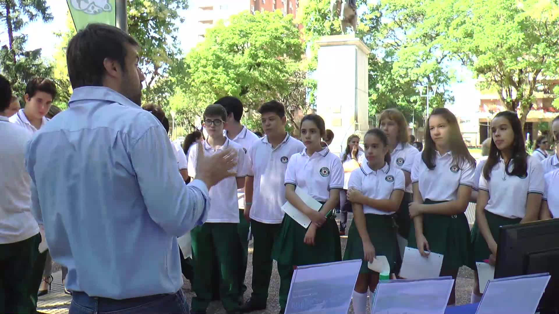 Posadas: conmemoraron el Día del Agua en la plaza San Martín