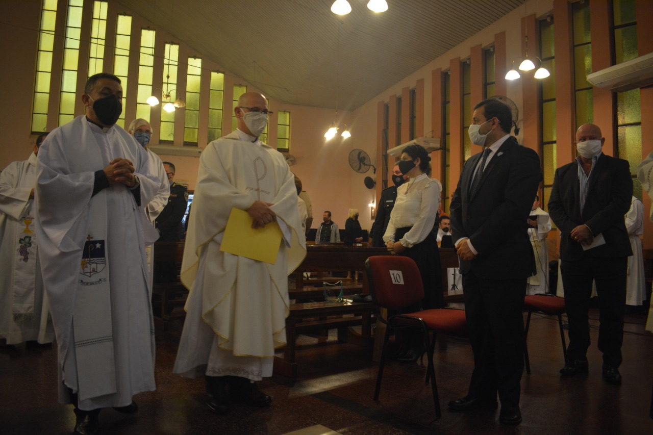 Herrera Ahuad participó en la toma de posesión del nuevo Obispo de la Diócesis de Iguazú