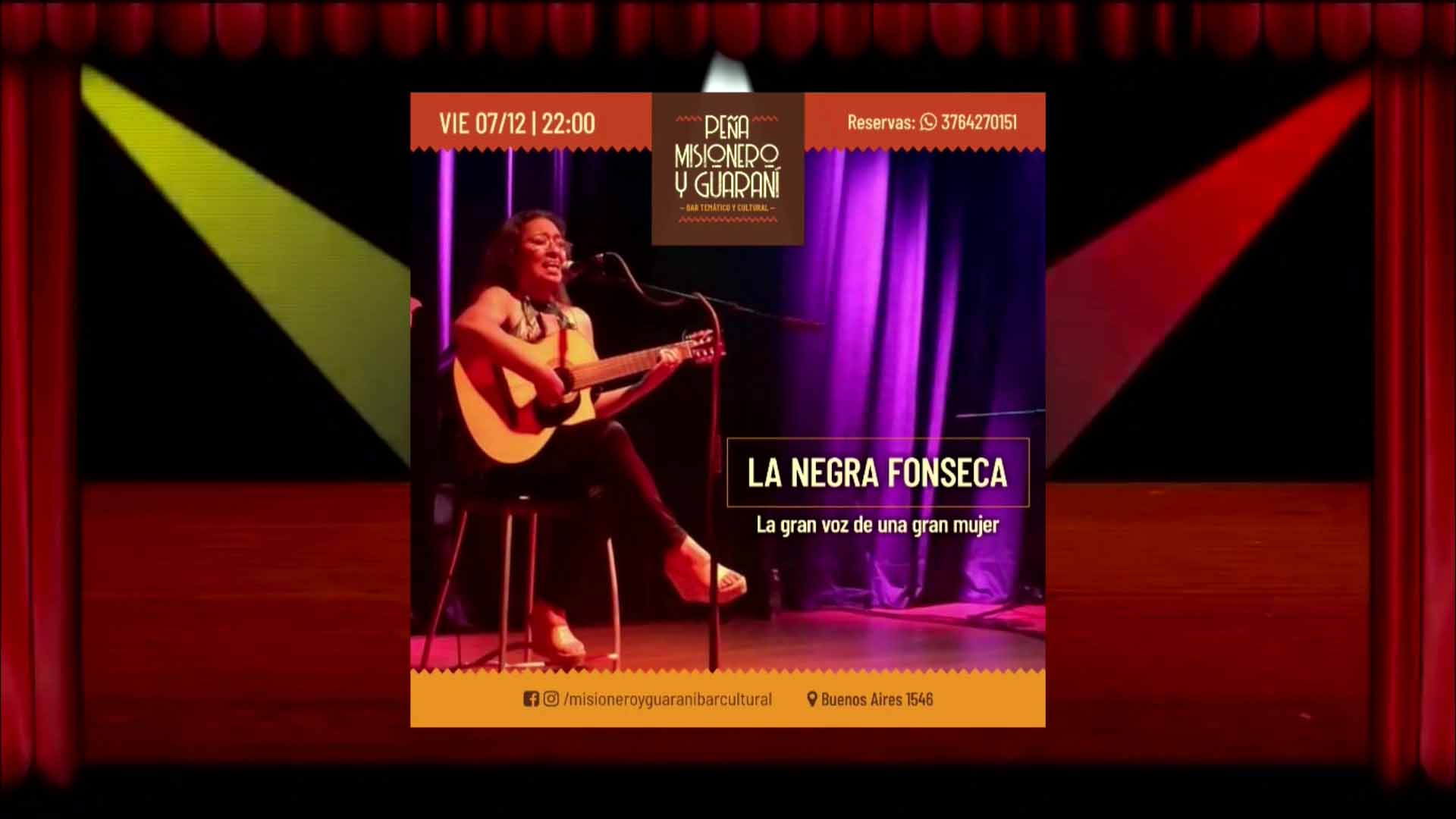 GuÍa de shows: “Fiesta de la Navidad, Patricia Sosa y la Negra Fonseca”