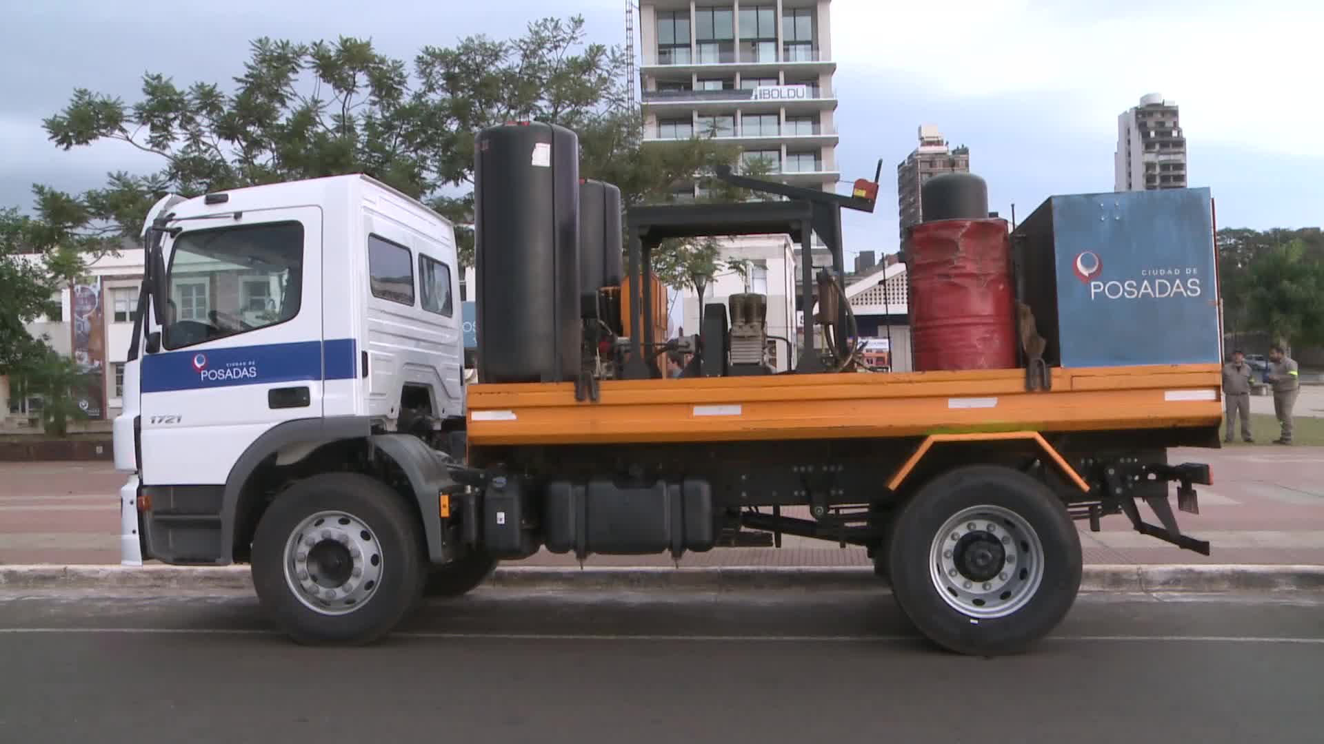 Posadas: el municipio incorporó nuevos camiones al parque vial de Obras Públicas