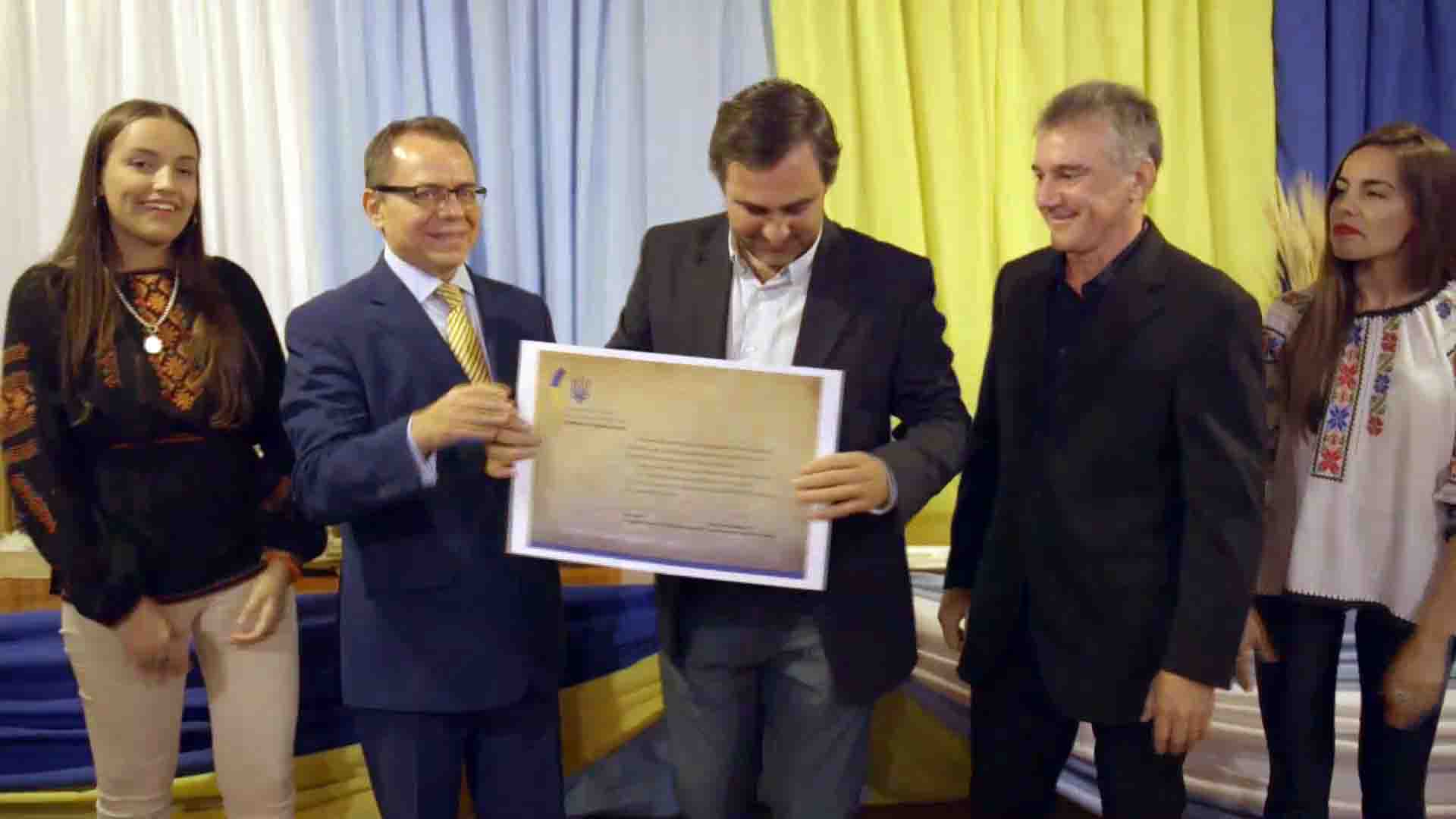 Reconocimiento: Ucrania distingue a Diputados e Intendentes de Misiones