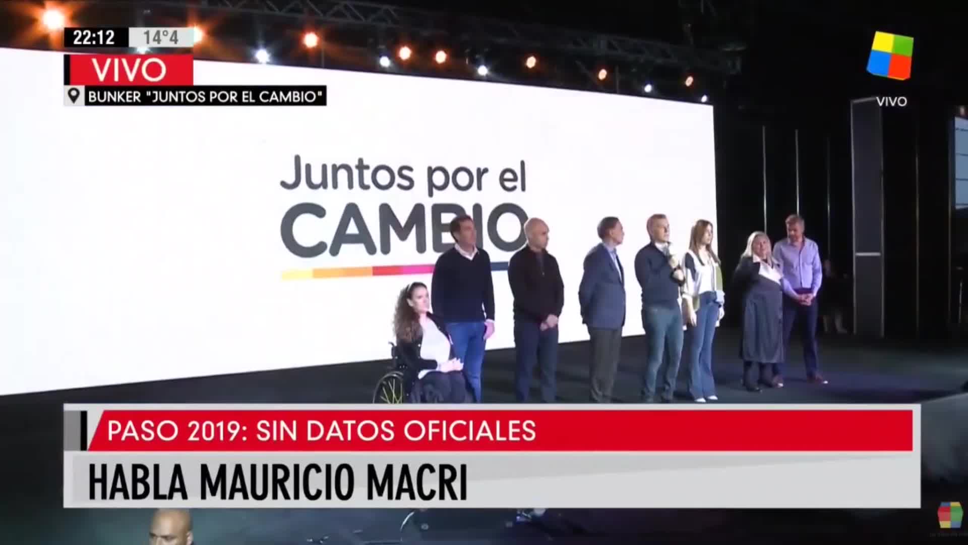 El presidente Macri reconoció la derrota 