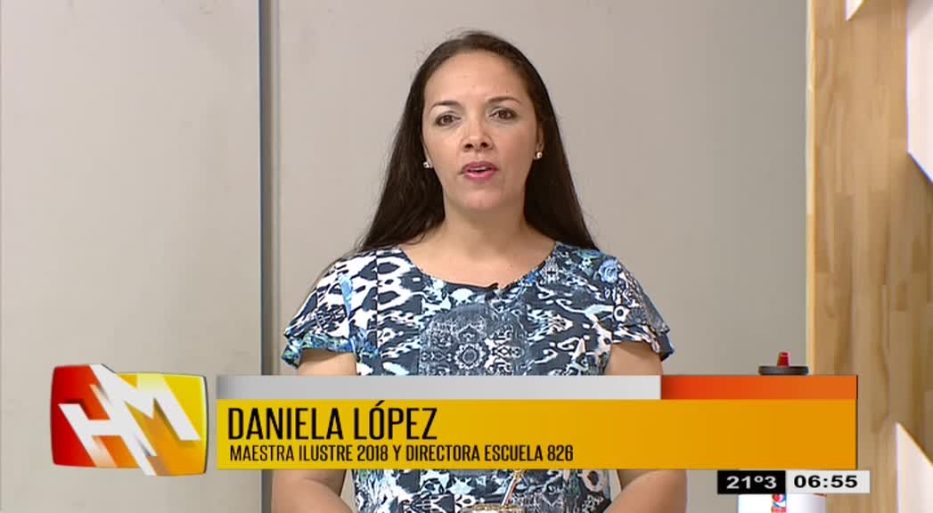 Daniela López: Maestra Ilustre 2018 y directora de la Escuela N°826