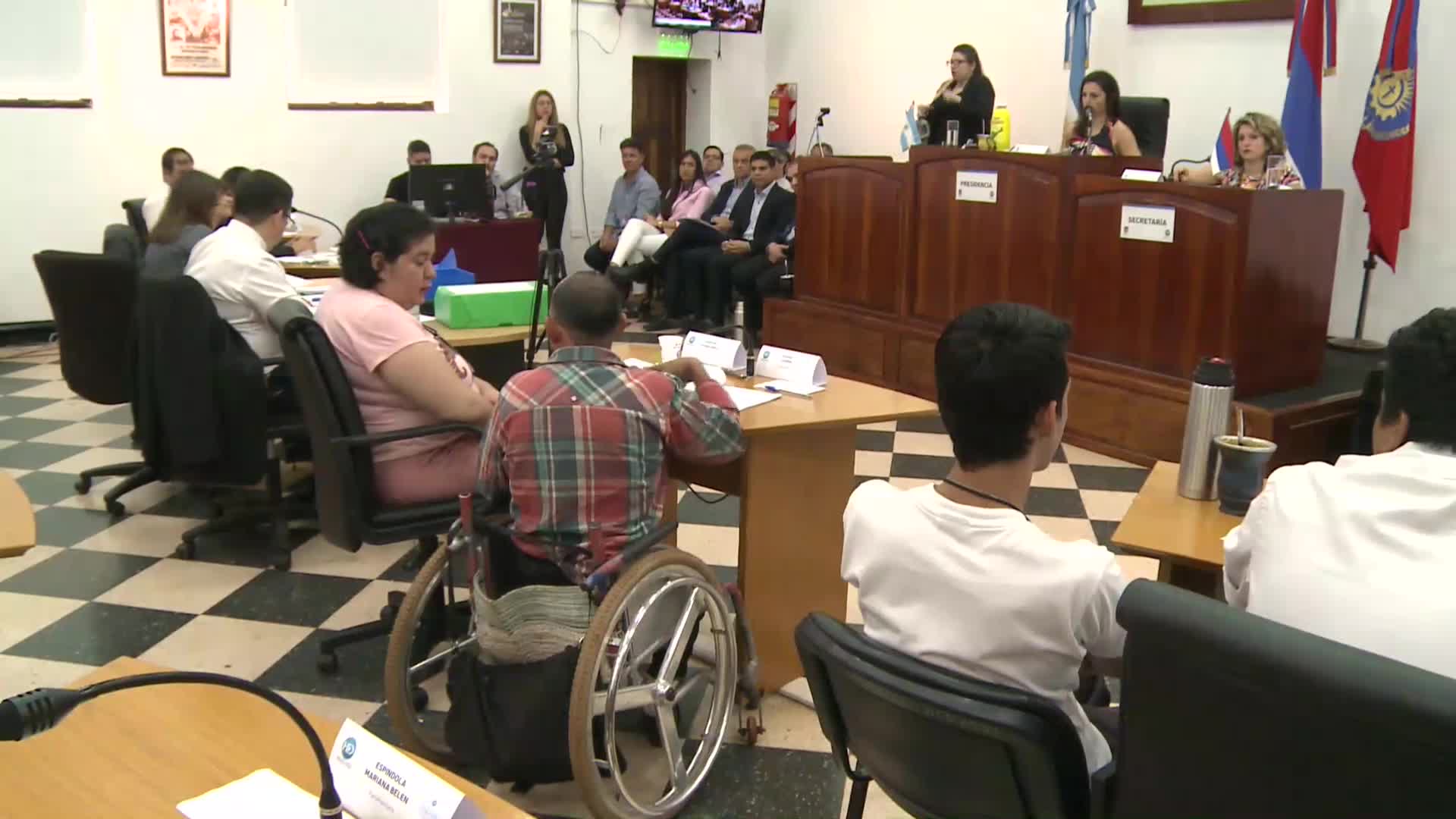 Honorable Concejo Deliberante: hoy sesionó el parlamento municipal de personas con discapacidad