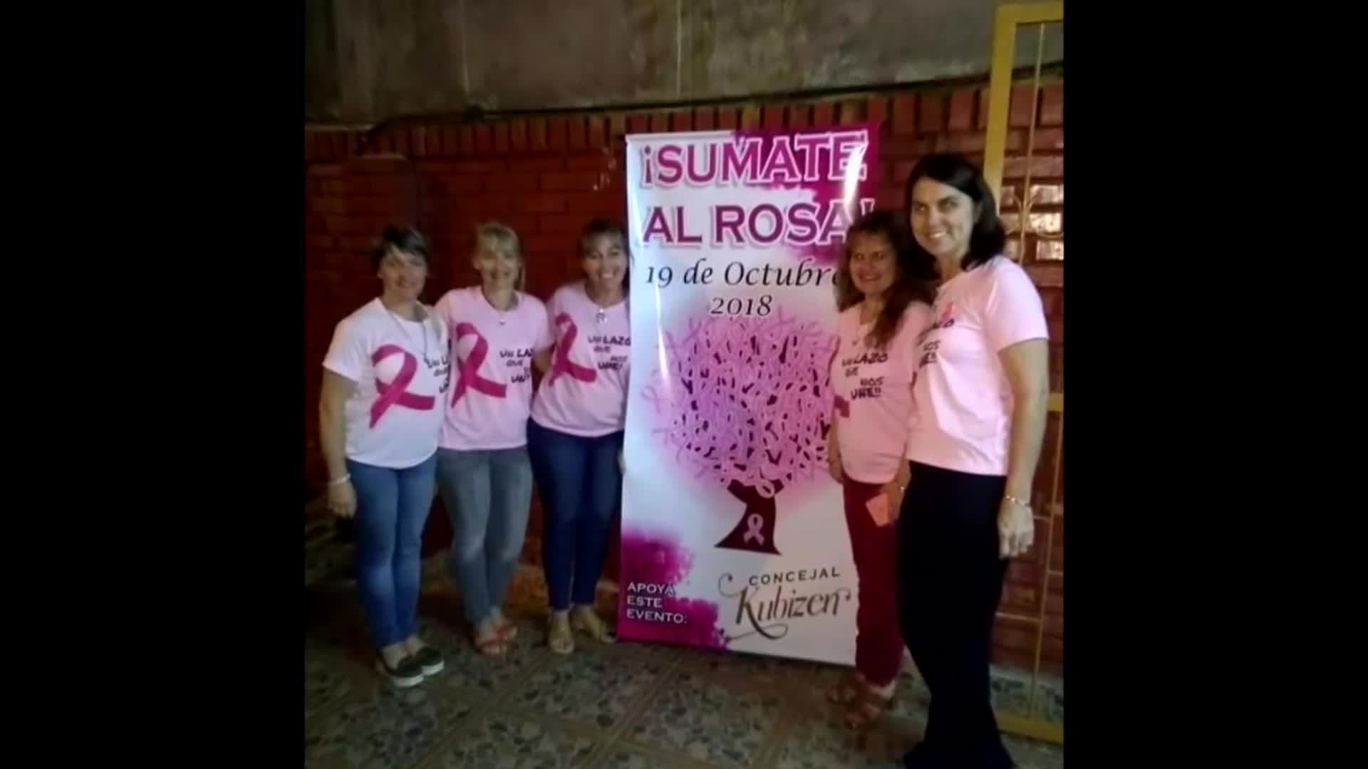 Jardín América se viste de rosa: concientización contra el cáncer de mama