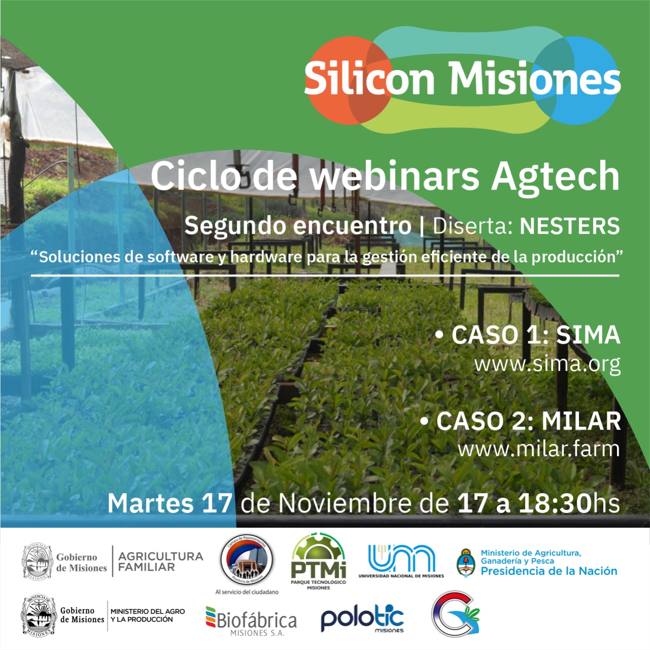 Silicon Misiones: este martes realizarán el segundo encuentro del webinars Agtech