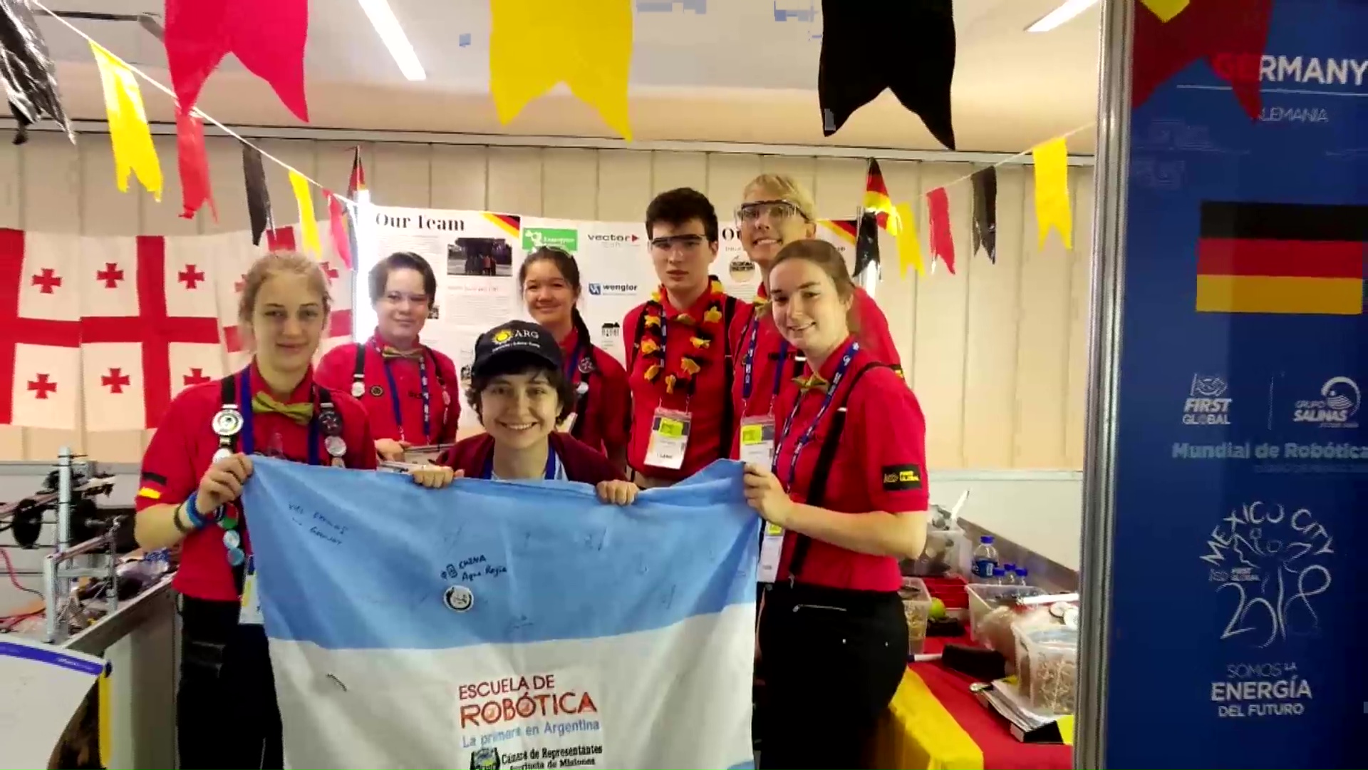 La alegría de integrar la "Selección Argentina" de robótica 