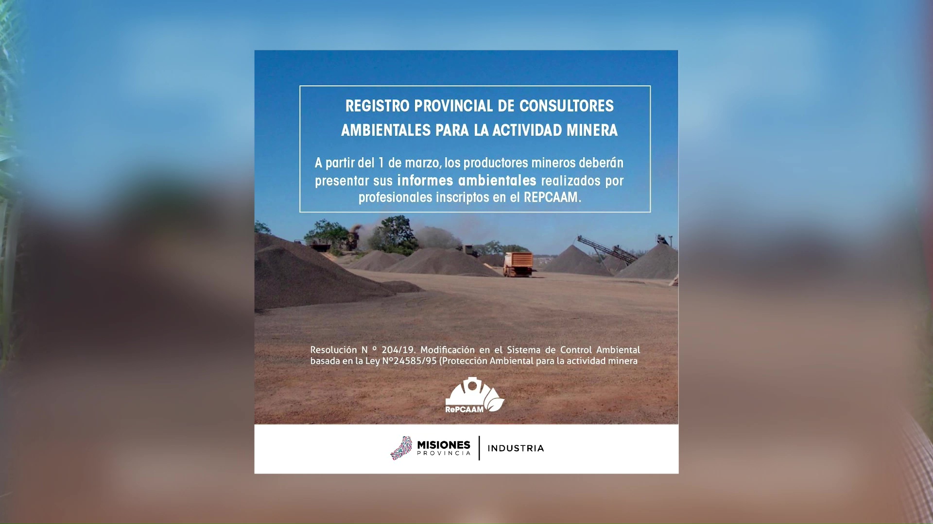 Crean el registro de consultores ambientales para la minería