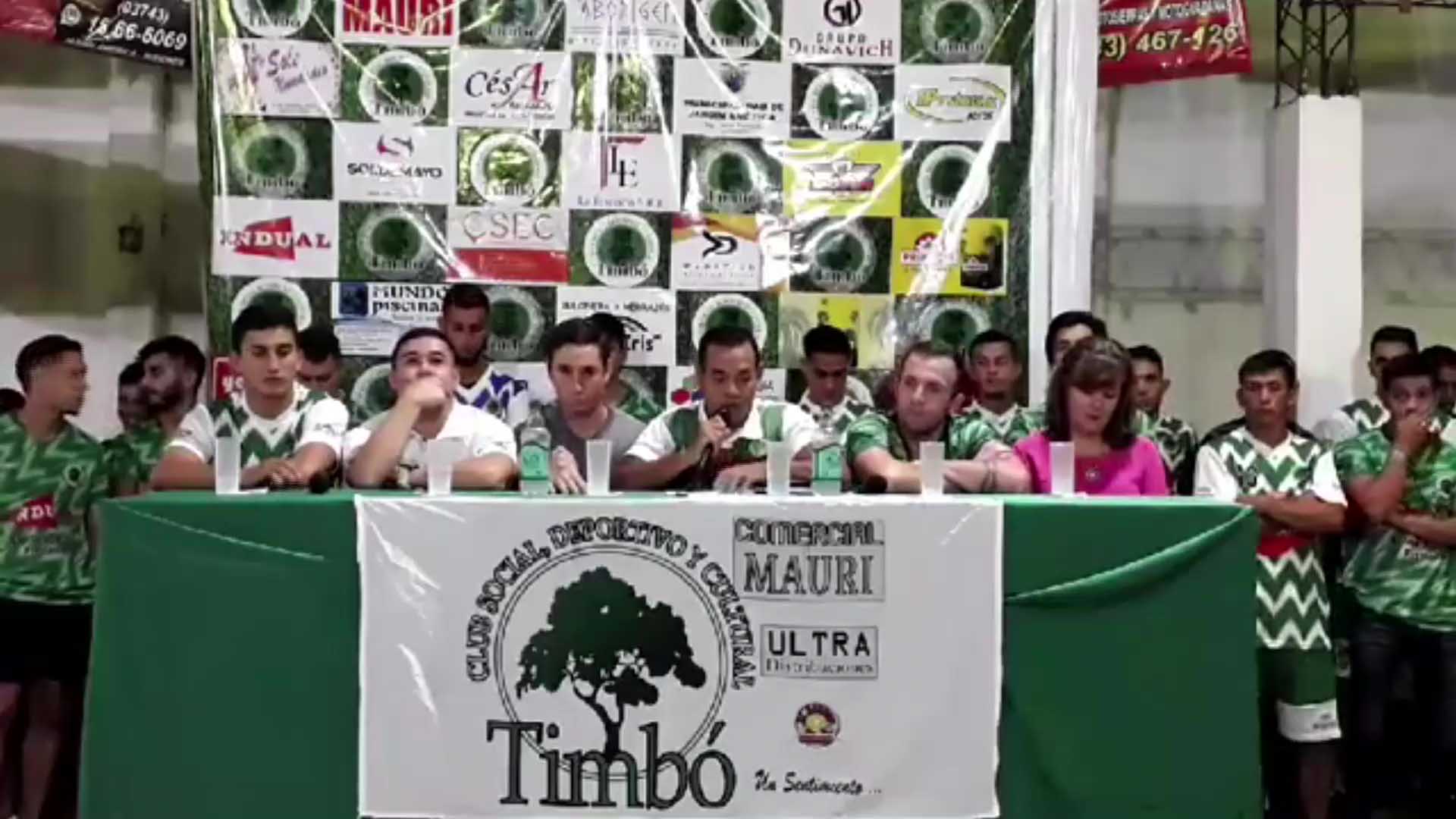 Timbó presentó su plantel para el regional amateur 