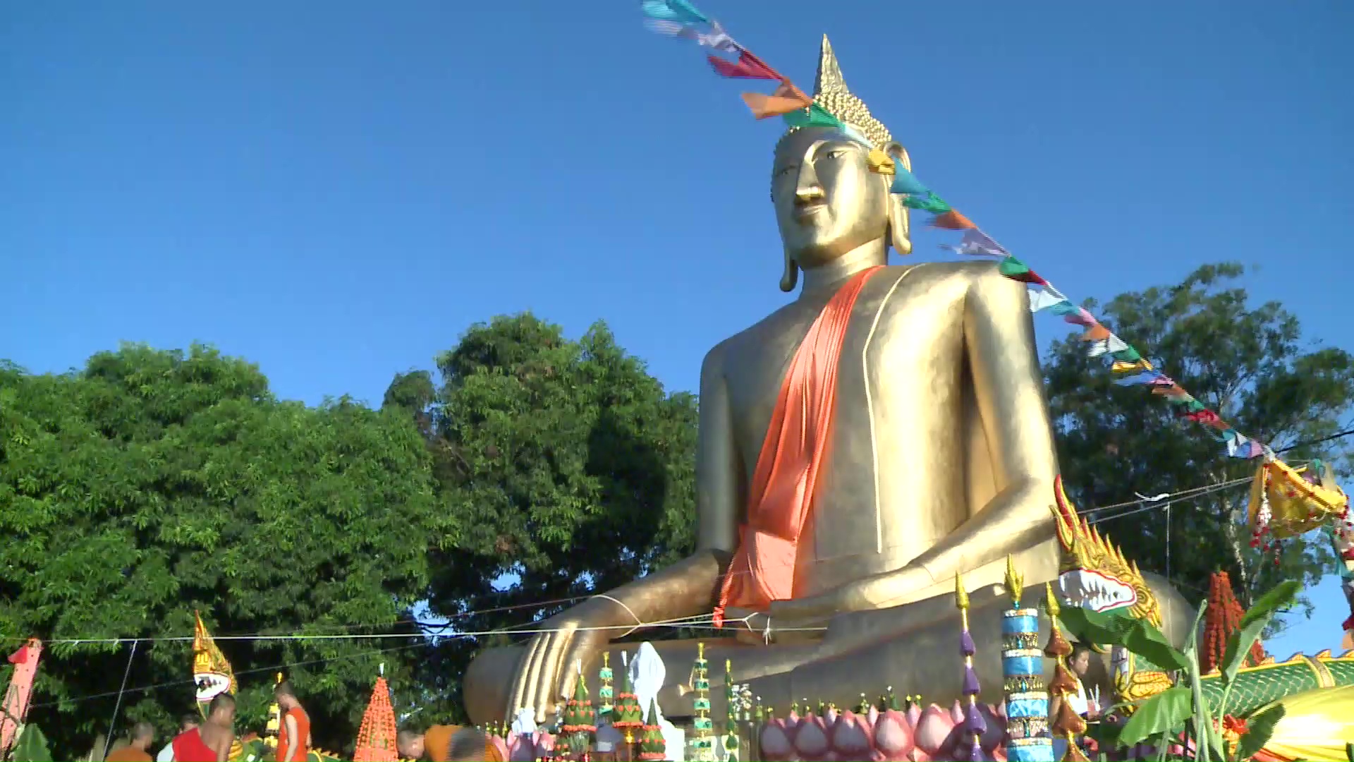A las 19 hs en el Templo Lao se inaugura el buda más grande de Sudamérica