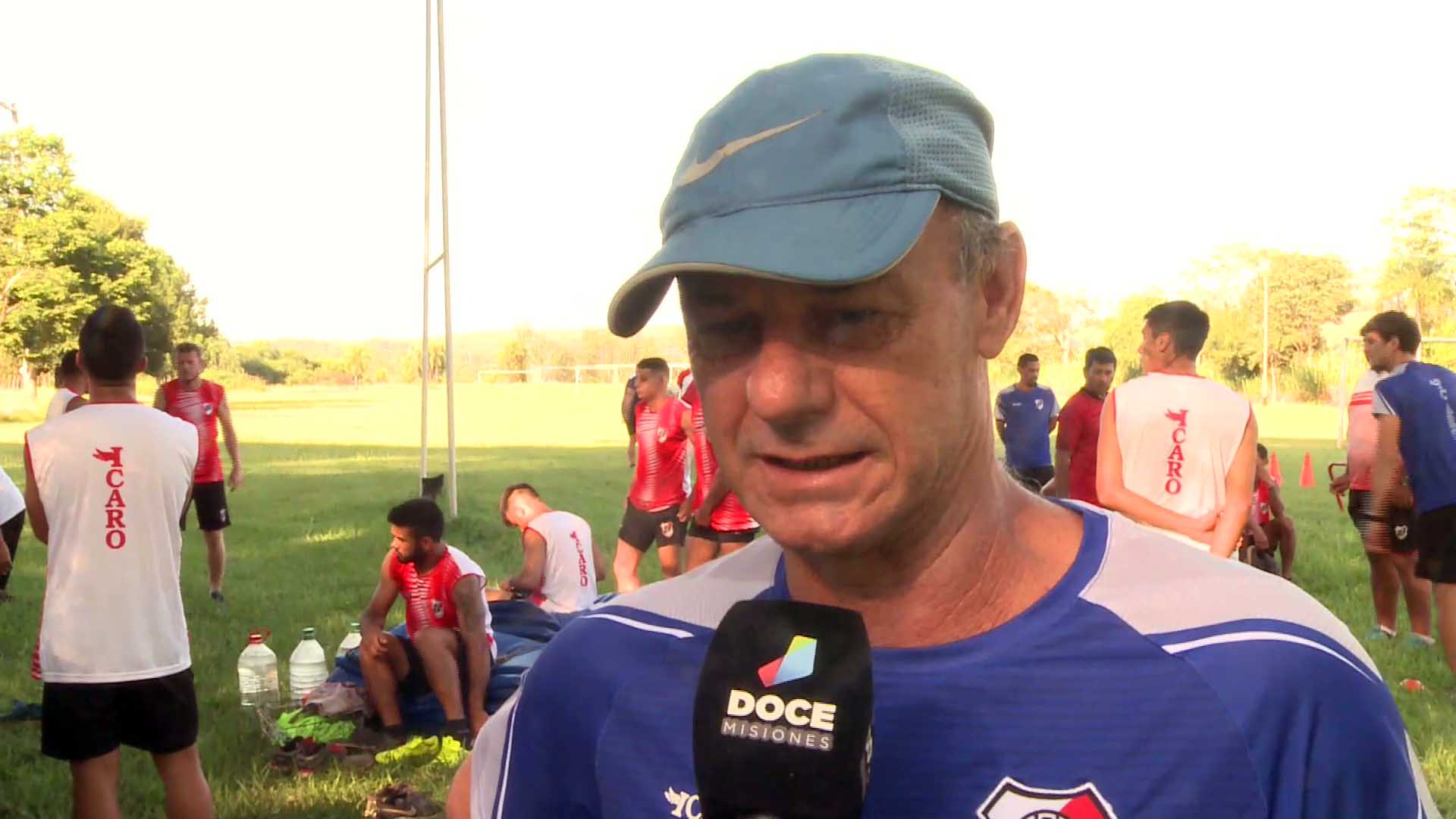 Diego Labaroni dirigió su primera práctica en Guaraní 
