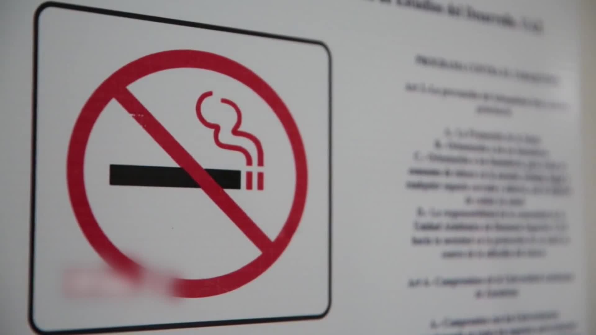 Tabaquismo: programa libre de humo y tabaco