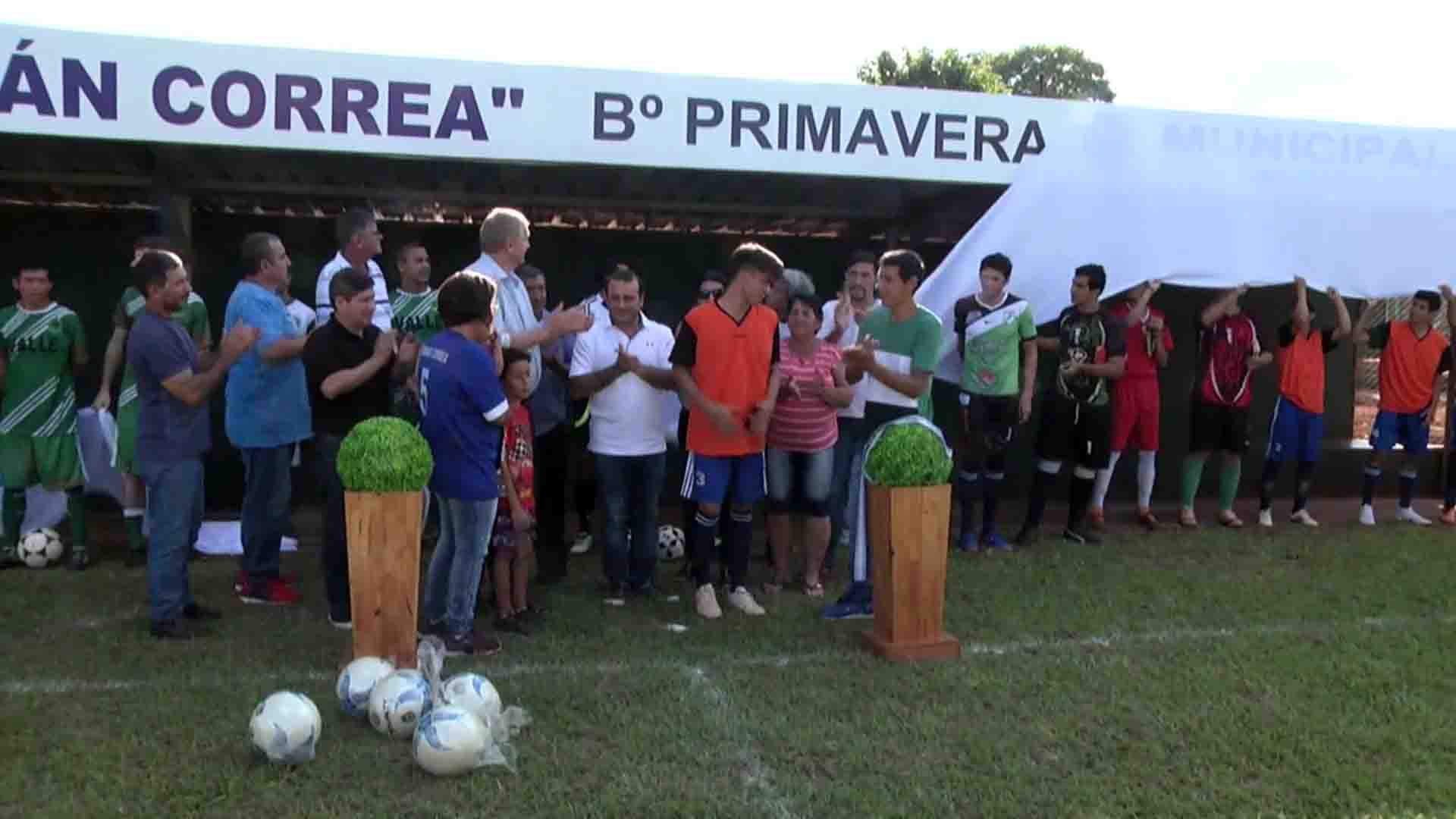 Wanda: inauguraron el Estadio Germán Correa en el barrio Primavera 