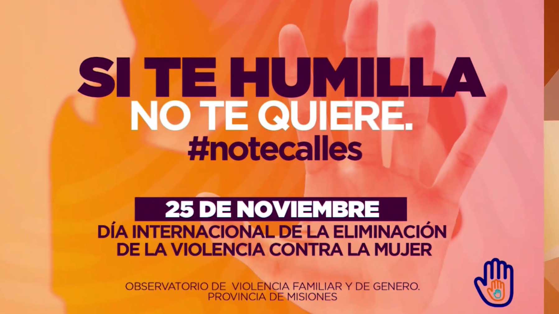 #25N: Día Internacional de la Eliminación de la Violencia Contra la Mujer