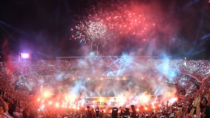 Fútbol: el estadio Monumental de River Plate cumple 82 años