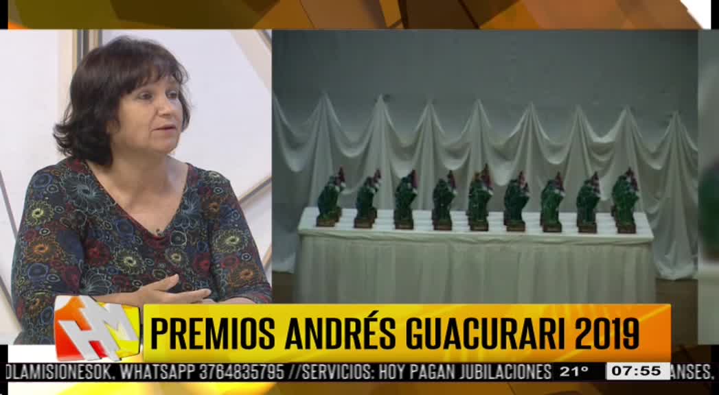Premios Andrés Guacurarí 2019: el SIPREM distinguirá a comunicadores