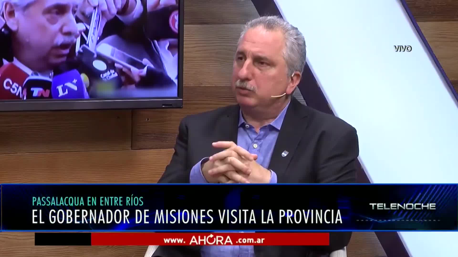 Entrevista a Hugo Passalacqua en “Telenoche” Canal 9 Litoral de Entre Ríos